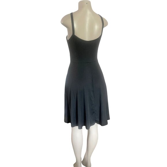 Women's Backless Top Cutout Spaghetti Strap A-Line Sexy Little Black Dress M - Picture 2 of 7